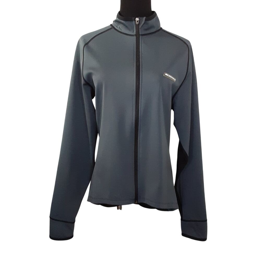 Sugoi Cycling Jersey Full Zip Jacket Womens L Triathlon Running Shirt Gray